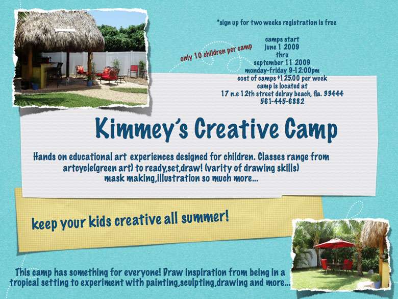 Kimmey's Creative Camp...Keep Your Kids Creative All Summer!