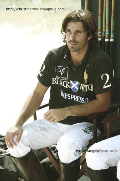 Nacho Figueras, the Argentine Polo Player. Photo taken in Miami Beach by Christine Rose.