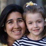 Patricia Gete and her daughter