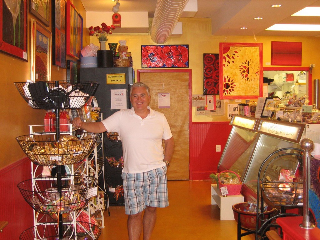 Artfully Chocolate/Kingsbury Confections in DC and Alexandria - owner/artist Eric Nelson