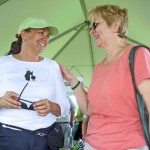 Vinceremos Founder Ruth Menor with Gemma Steele