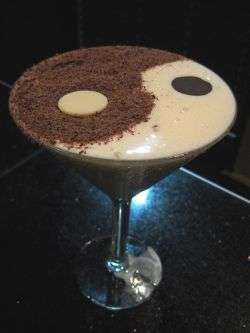 The Yin Yang Martini at The Melting Pot