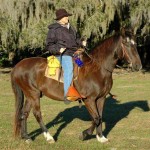 Deborah Sharp on the trail