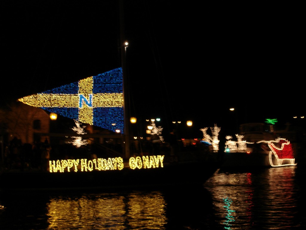Eastbay Yacht Club Boat parade in Annapolis