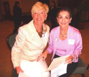 Co-chair Barbara Siegel with Rose Mezon-Feinberg