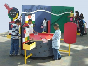 Children can participate in a Tournament of Tops at the South Florida Science Museum during the  Science in Toyland exhibit May 15 through September 12. 