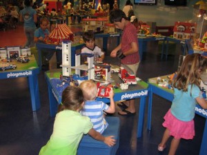 Having fun at Playmobil