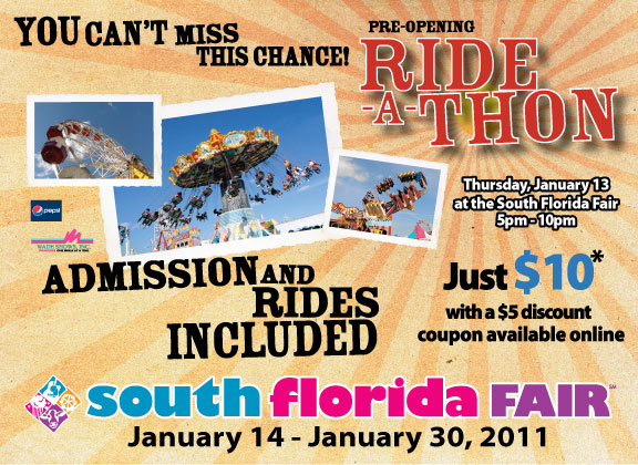 January, 2011 – South FL Fair Ride-a-Thon