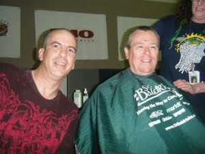 On Friday, March 25th, Dean Piper of W4CY.com radio and Mayor Darrell Bowen agreed to shave their heads if anyone donated $1,000 to the St. Baldrick's Foundation. They are both bald now