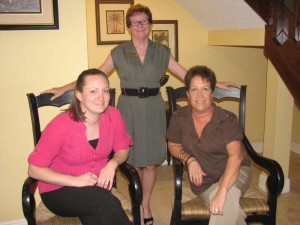 Val, Diane and Val - keeping the offices running smoothly at Lake Wellington Professional Centre.