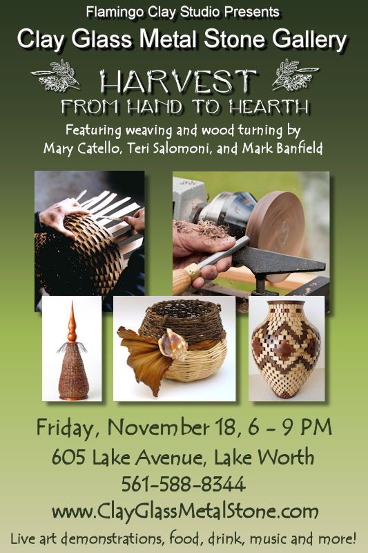 November, 2011 – Under the Harvest Moon at the Clay Glass Metal Stone Gallery