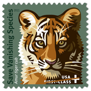 November, 2011 – PB Zoo Hosts Endangered Species Tiger Stamp Debut
