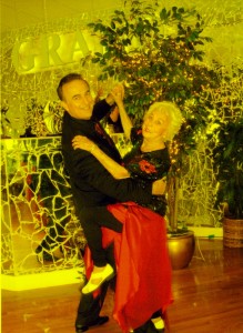 Lillian Field Berkowitz and her current dance partner & instructor Phil Palma