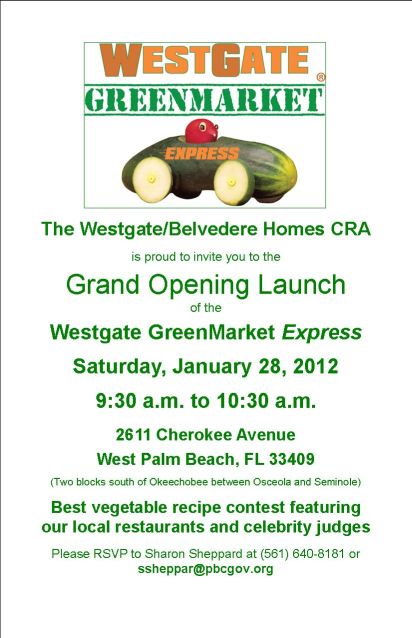 January, 2012 – GreenMarket Express