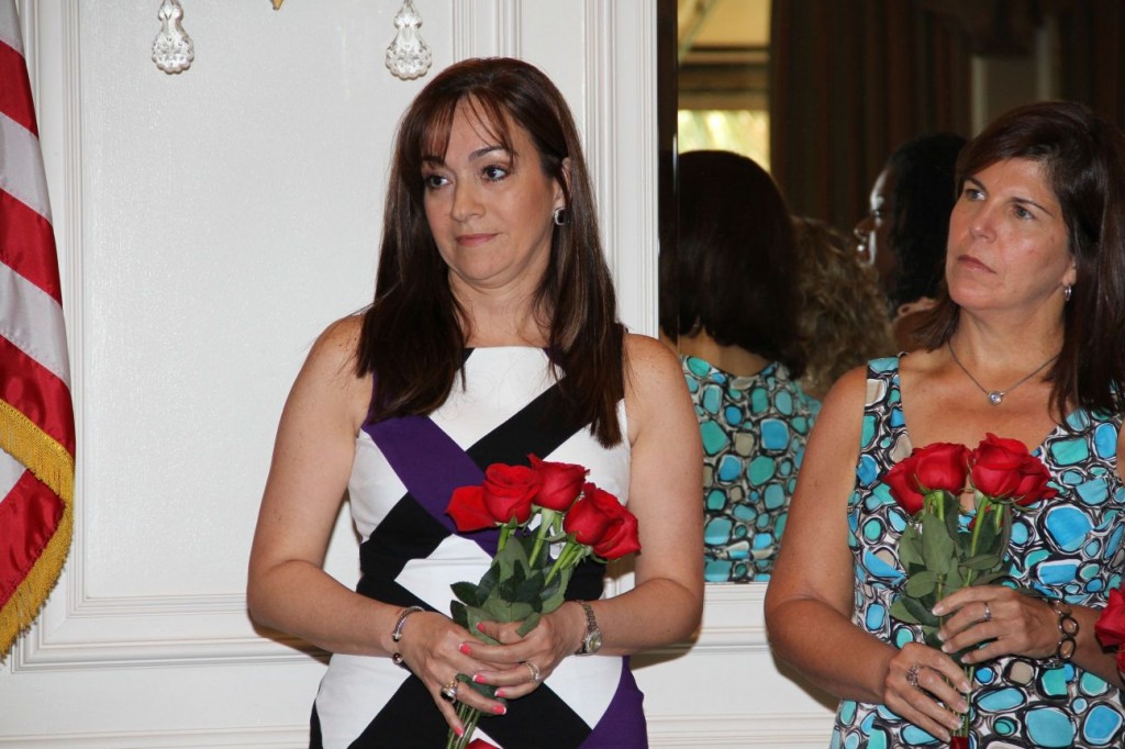 Martha Reyes of Havana Restaurant and Hilda Porres at the 2012 Stiletto Awards. Photo by Carol Porter.