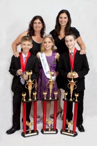 That's Dancing owners Michele Walsh and Andrea La Maina with this year's young dancers who are headed for nationals.