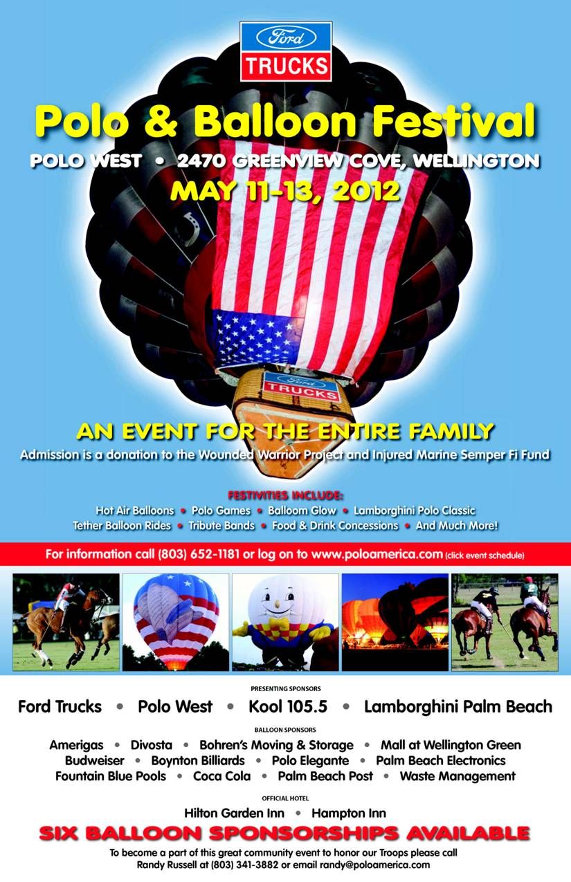 May, 2012 – Polo and Balloon Festival May 11 – 13