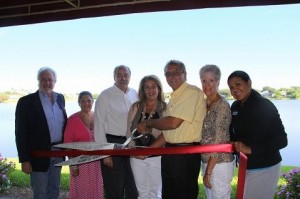 Photo Left - Right: Alec Domb, Law Office of Alexander L. Domb, P.A.; Maggie Zeller, Iberiabank; Dale Grimm, Dale W. Grimm & Co., P.A.; MiMi Pastor, Grout Works of South Florida; Mark “Boz” Bozicevic, Primerica Financial Services;  Denise Carpenter, Security Self Storage; Christian Lopez, BB&T Bank.