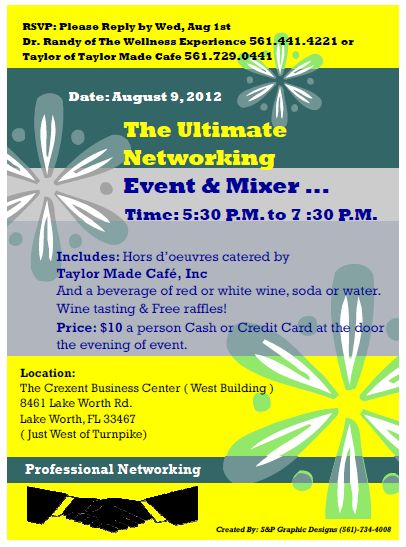 August, 2012 – Ultimate Networking on August 9th