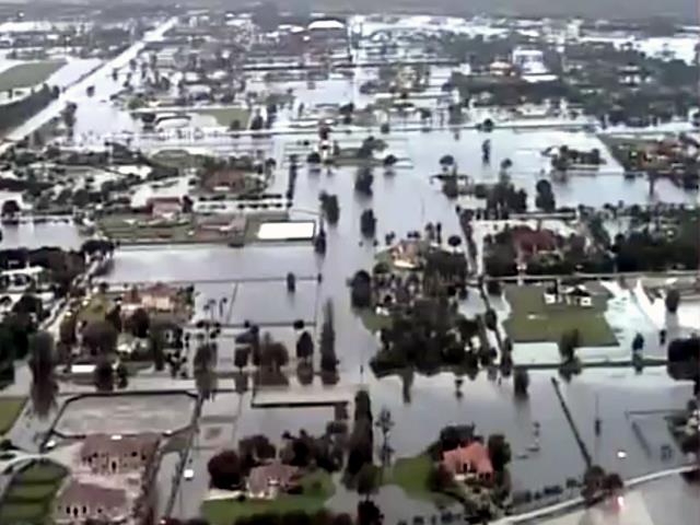 WPTV’s Chopper 5 captured some of the first aerial images of Wellington, flooded by Tropical Storm Isaac.