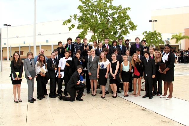 Wellington Debaters following the PBCFL Congressional at Suncoast HS.
