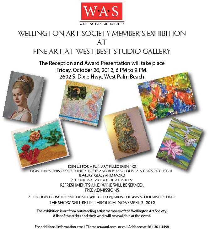 October, 2012 – Wellington Art Society Members’ Exhibition