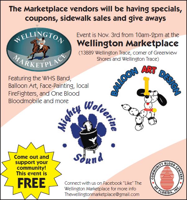 November, 2012 – Free Fun Event at Wellington Marketplace