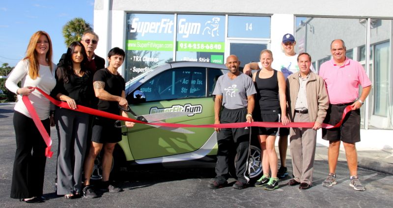 November, 2012 – Ribbon Cutting Ceremony for SuperFit Gym