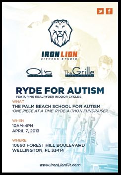 April, 2013 – Fundraiser for Palm Beach School for Autism