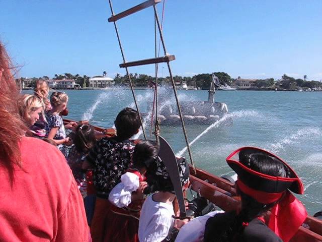 March, 2013 – A Water Cannon Fight, Black Sparrow Pirates