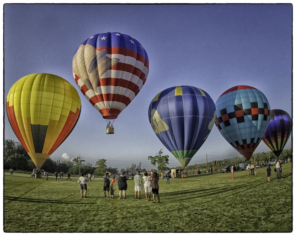 Hot Air Balloon Festival in Lake Worth, with proceeds going to veterans, weekend of May 11 & 12. Photo by Dr. Steven Teran.