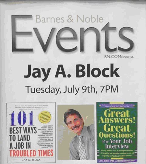 July, 2013 – Author Jay A. Block Visits Barnes & Noble in Wellington