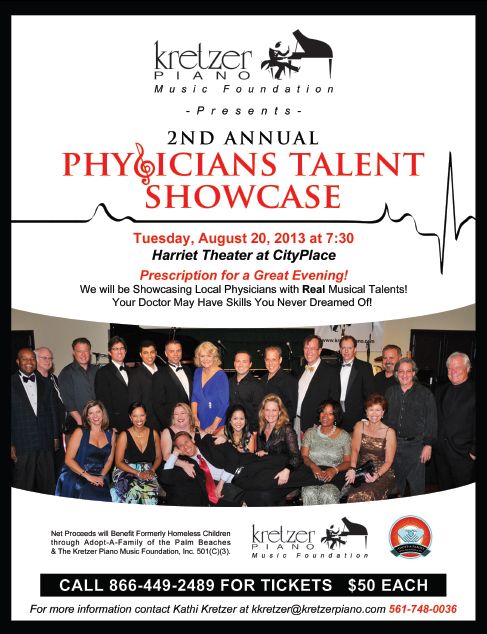 August, 2013 – 2nd Annual Physicians’ Talent Showcase