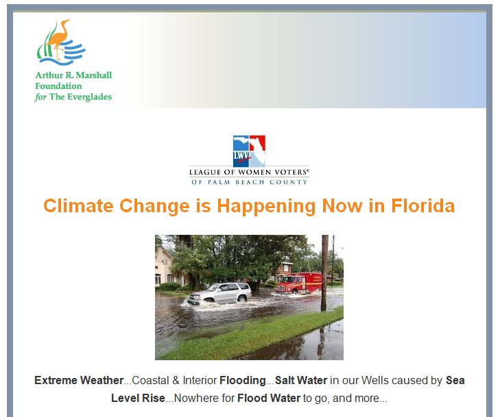September, 2013 – PBC Commissioner’s Workshop on Climate Change – September 24th at 2PM