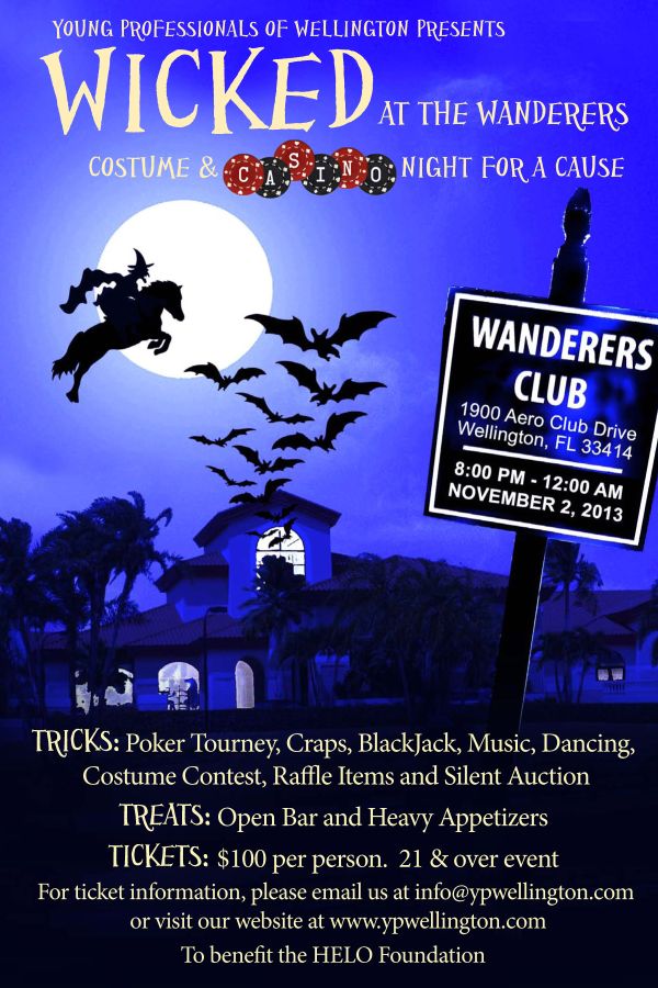 November, 2013 – Wicked at the Wanderers Club