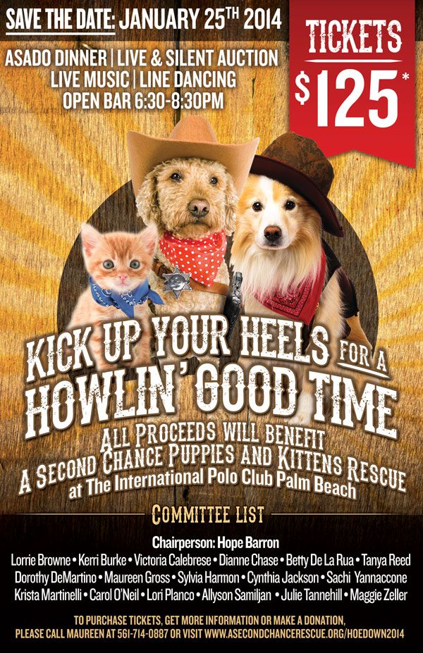 January, 2014 – Howlin’ Hoedown event on Jan. 25th