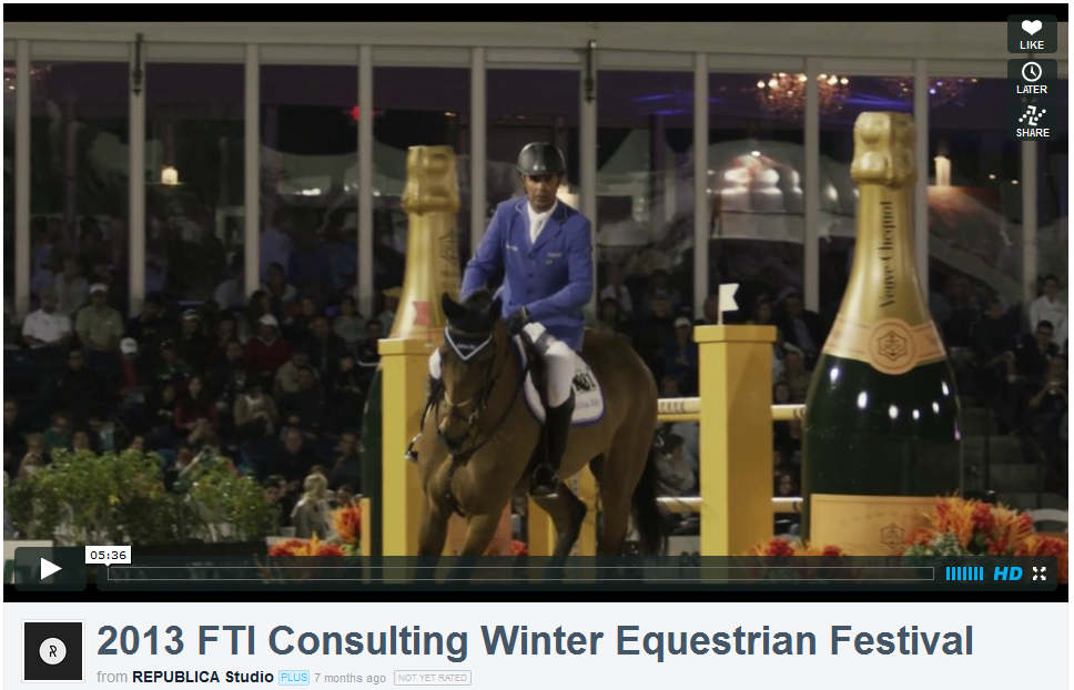 FTI Consulting Winter Equestrian Festival - Vimeo Video