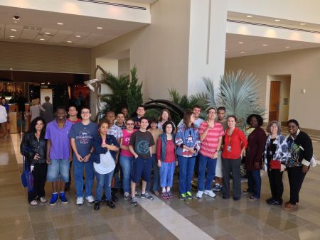 March, 2014 – Palm Beach Fine Craft Show with WHS Students