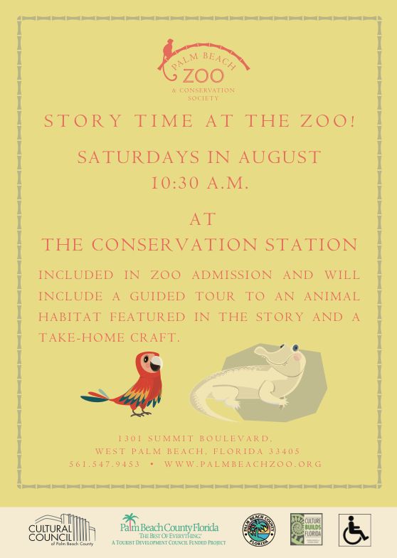 August, 2014 – Story Time at the Zoo