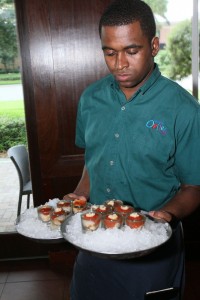 Oyster shooters at Spoto's Oyster Bar 