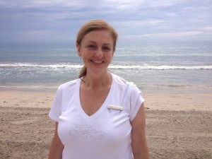 Lori, a wonderful massage therapist, at Eau Palm Beach