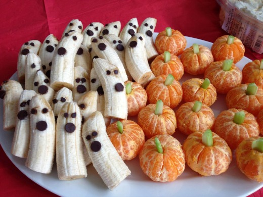 October, 2014 – Banana Ghosts & Clementine Pumpkins