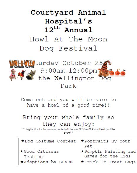 October, 2014 – Courtyard’s Howl at the Moon Dog Festival