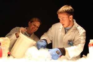 Dry ice experiment_Kristina Holt and Adam