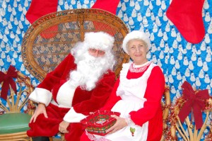 Santa and Mrs  Claus