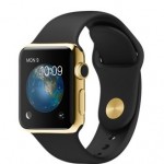APPLE STORE 18-Karat Yellow Gold Case with Black Sport Band