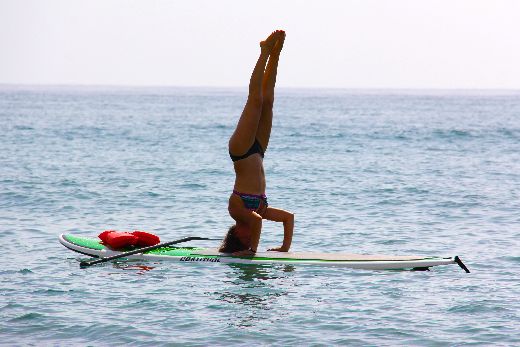 July, 2015 – Stand Up Paddleboard Yoga at Eau Palm Beach