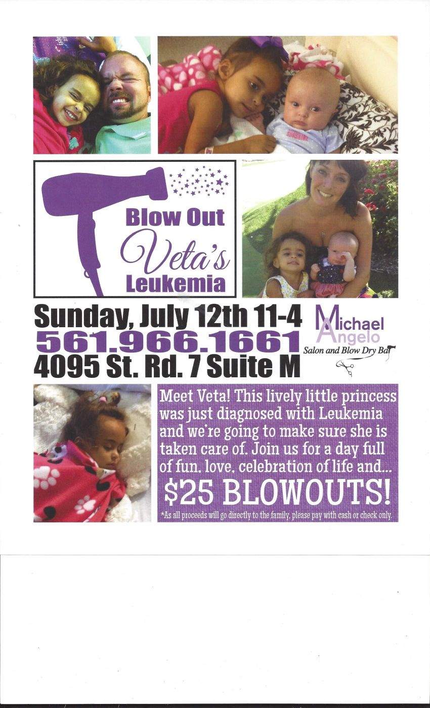 July, 2015 – Blow Out Veta’s Leukemia