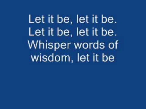 January, 2013 – Let It Be