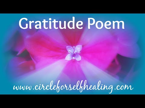 March, 2012 – Gratitude Poem